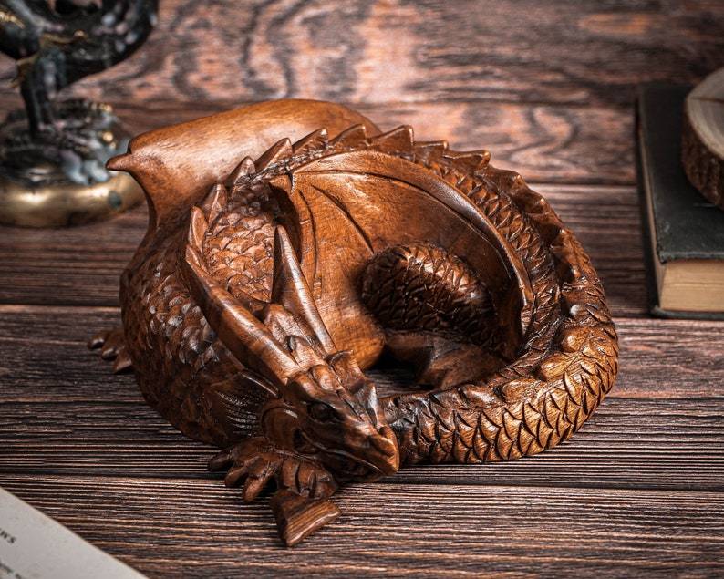 Sleeping Dragon Statue