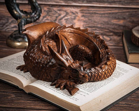 Sleeping Dragon Statue