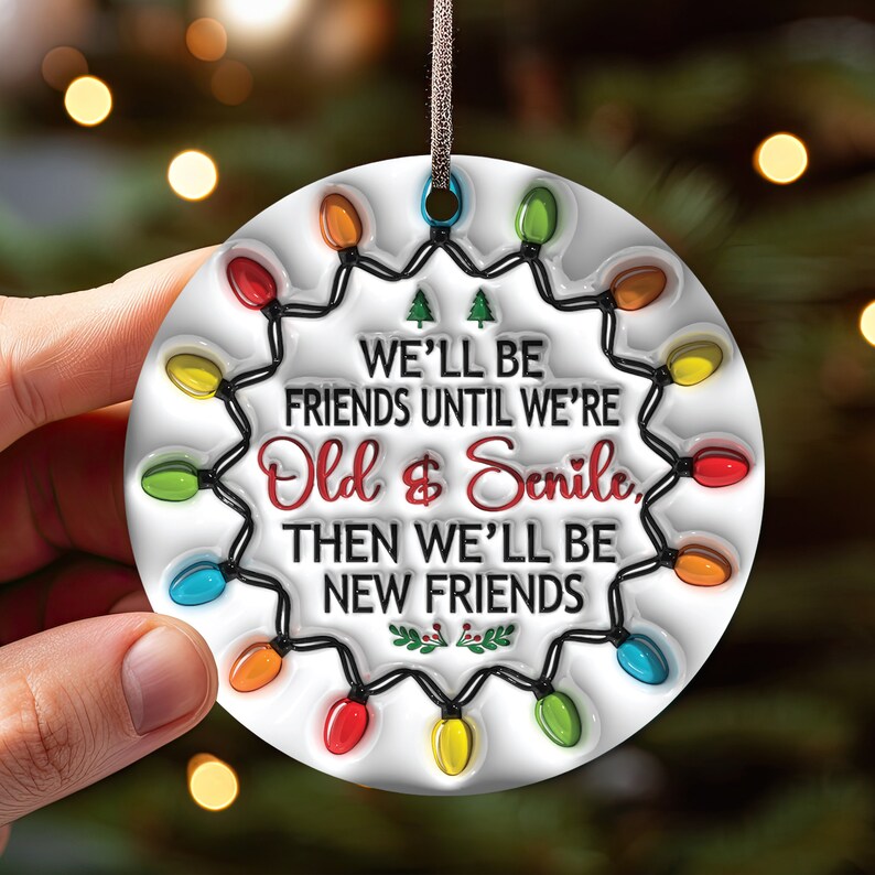 🌲2024 Christmas Gift 50% Off--Friendship Ceramic Ornament