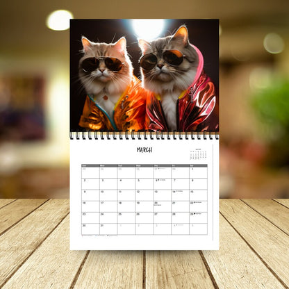 2025 Cute Cats Calendar