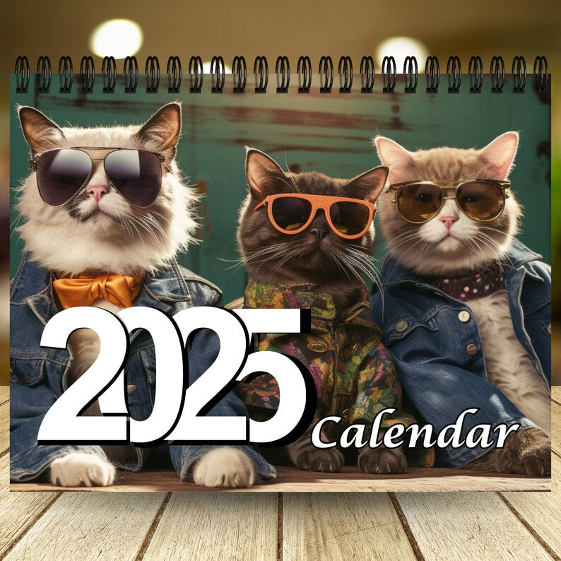 2025 Cute Cats Calendar
