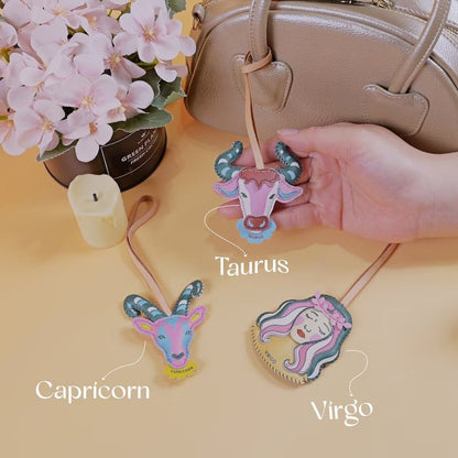 🌟Zodiac Signs Purse Charm Chain