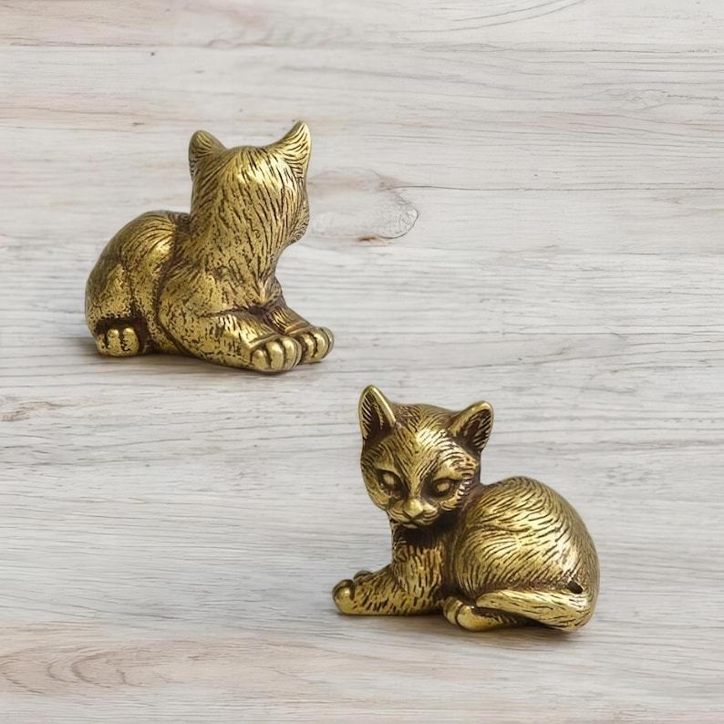 🐈Brass Kitten Figurines