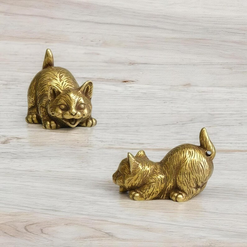 🐈Brass Kitten Figurines