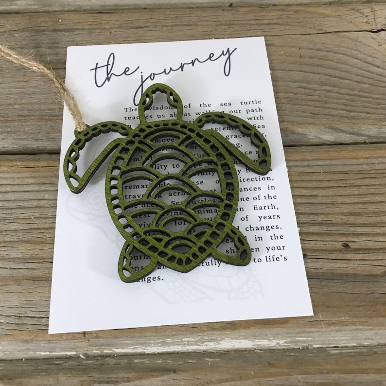 🍀Irish Blessings Four Leaf Clover Story Card Ornament