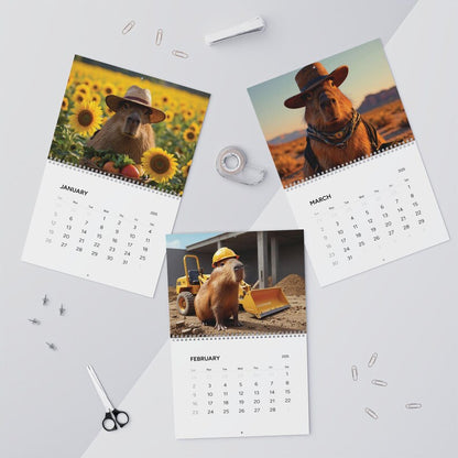 2025 Capybara Wall Calendar