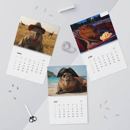 2025 Capybara Wall Calendar