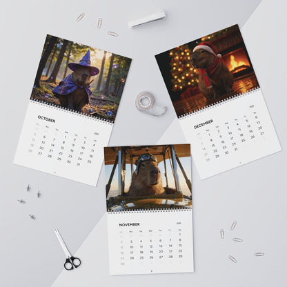 2025 Capybara Wall Calendar