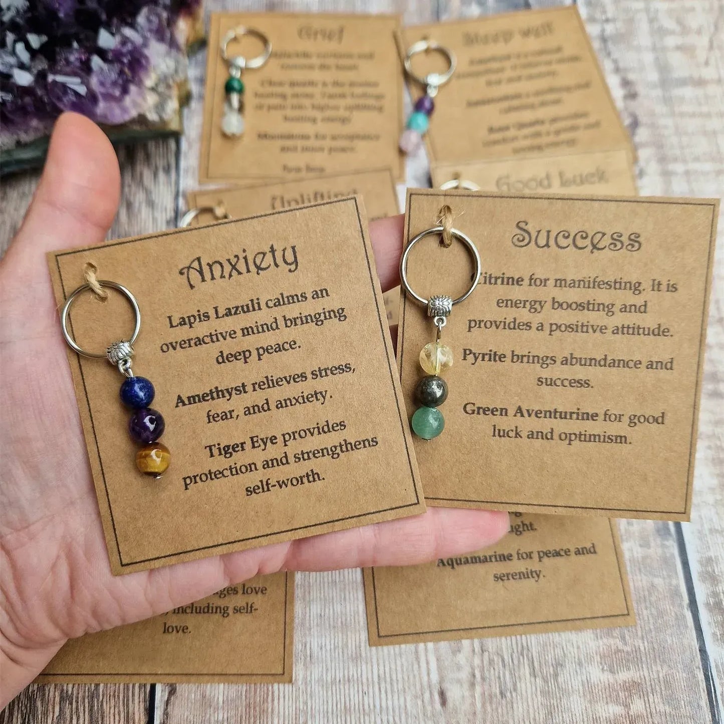 ✨Blessing Crystal Keyring - Personalized Keepsake Gift✨