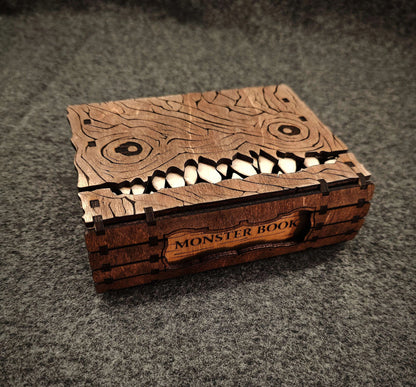 👹 Monster Book Mimic Tabletop Storage Box 📚