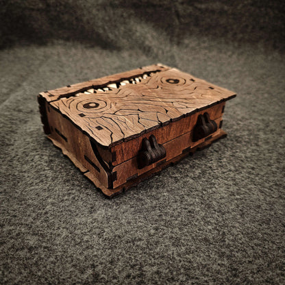 👹 Monster Book Mimic Tabletop Storage Box 📚