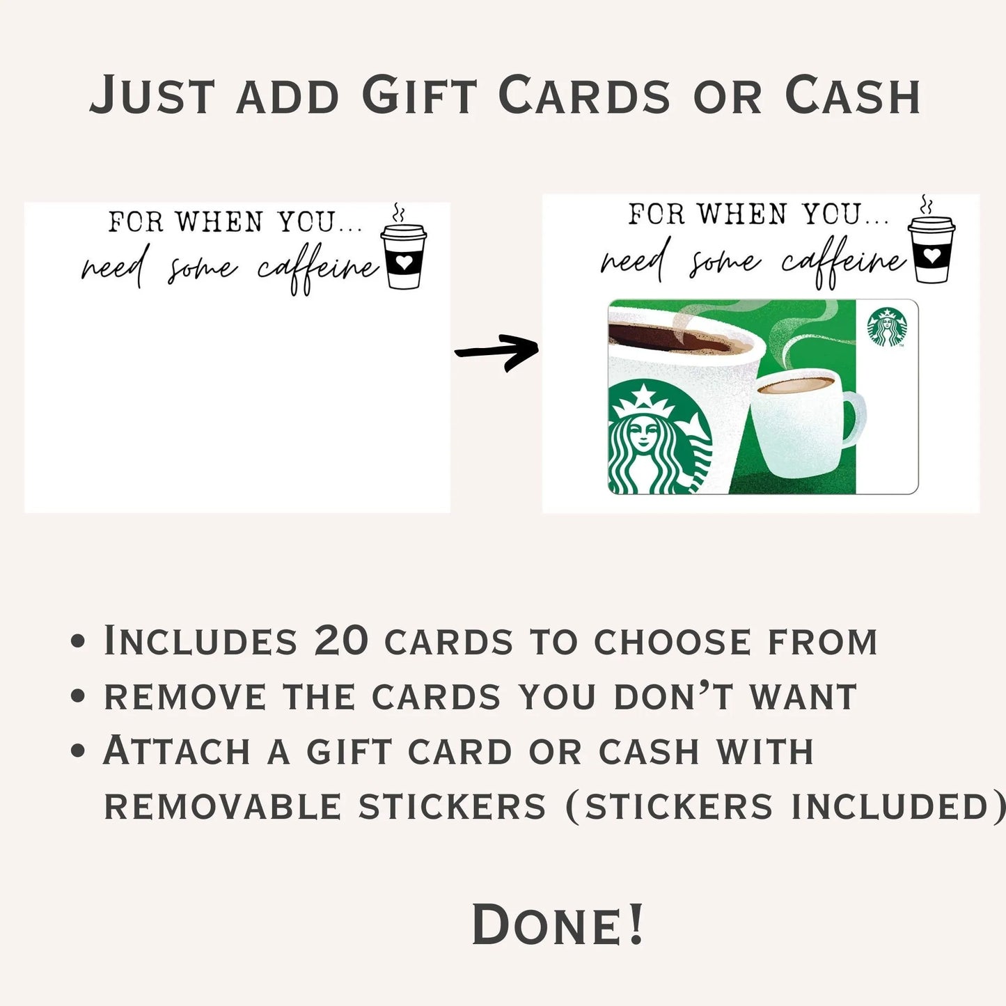 🎁College Gift Card Care Package