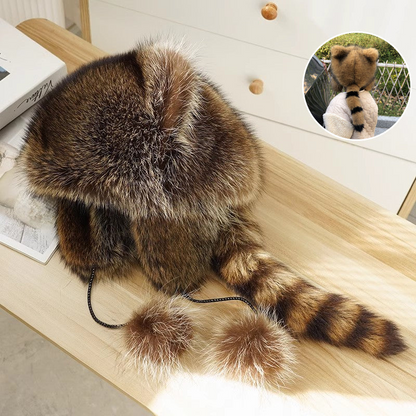 🔥HOT SALE 49% OFF - Handmade Imitation Raccoon Fur Hat