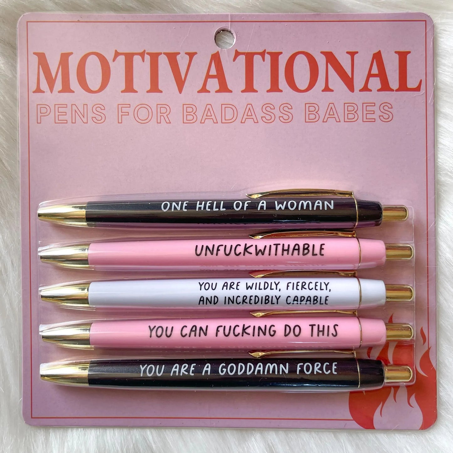 😂Motivational Badass Pen Set(5pcs)