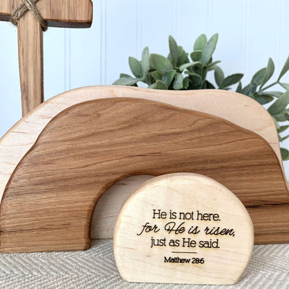 ✝Empty tomb Easter decor