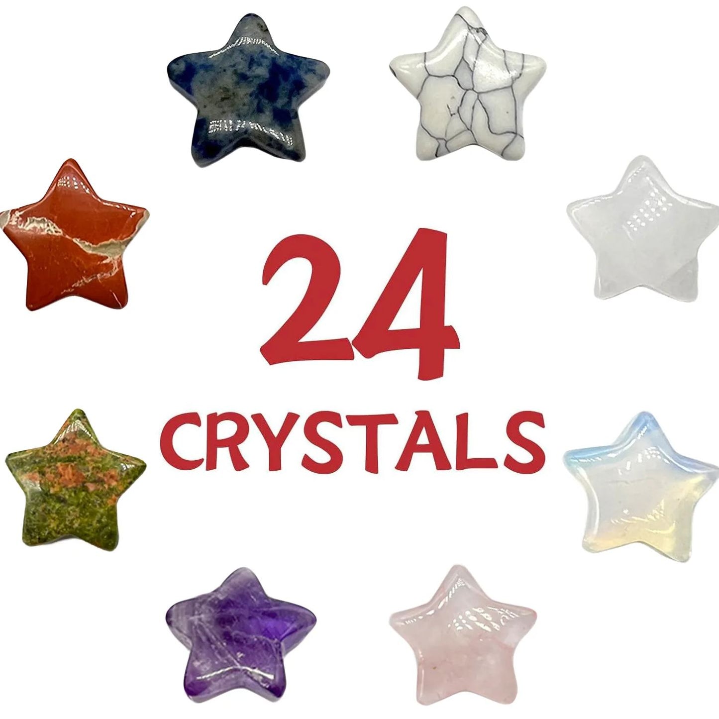 24pcs Cards with Star-Shape -Valentines Day Gifts for Kids