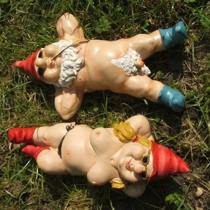 ✨Hot Sale 50% Off-Naughty Garden Gnome Funny Statue