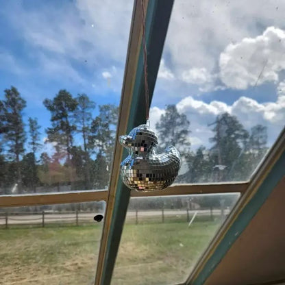 ✨🦆Charming Disco Mirror Duck