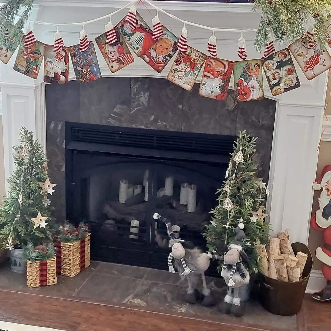 🎅Vintage Style Christmas Banner