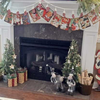 🎅Vintage Style Christmas Banner