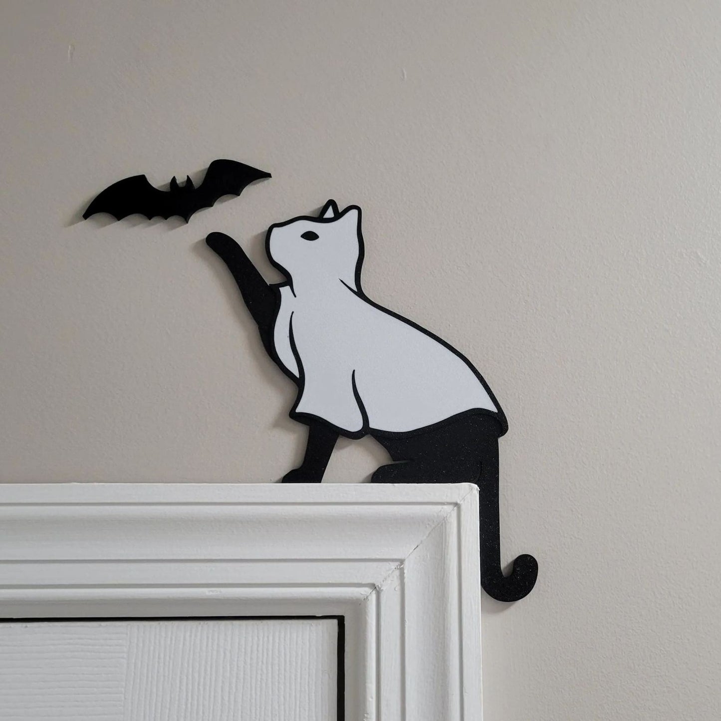 👻Ghost Cat Door Corner Topper🎃
