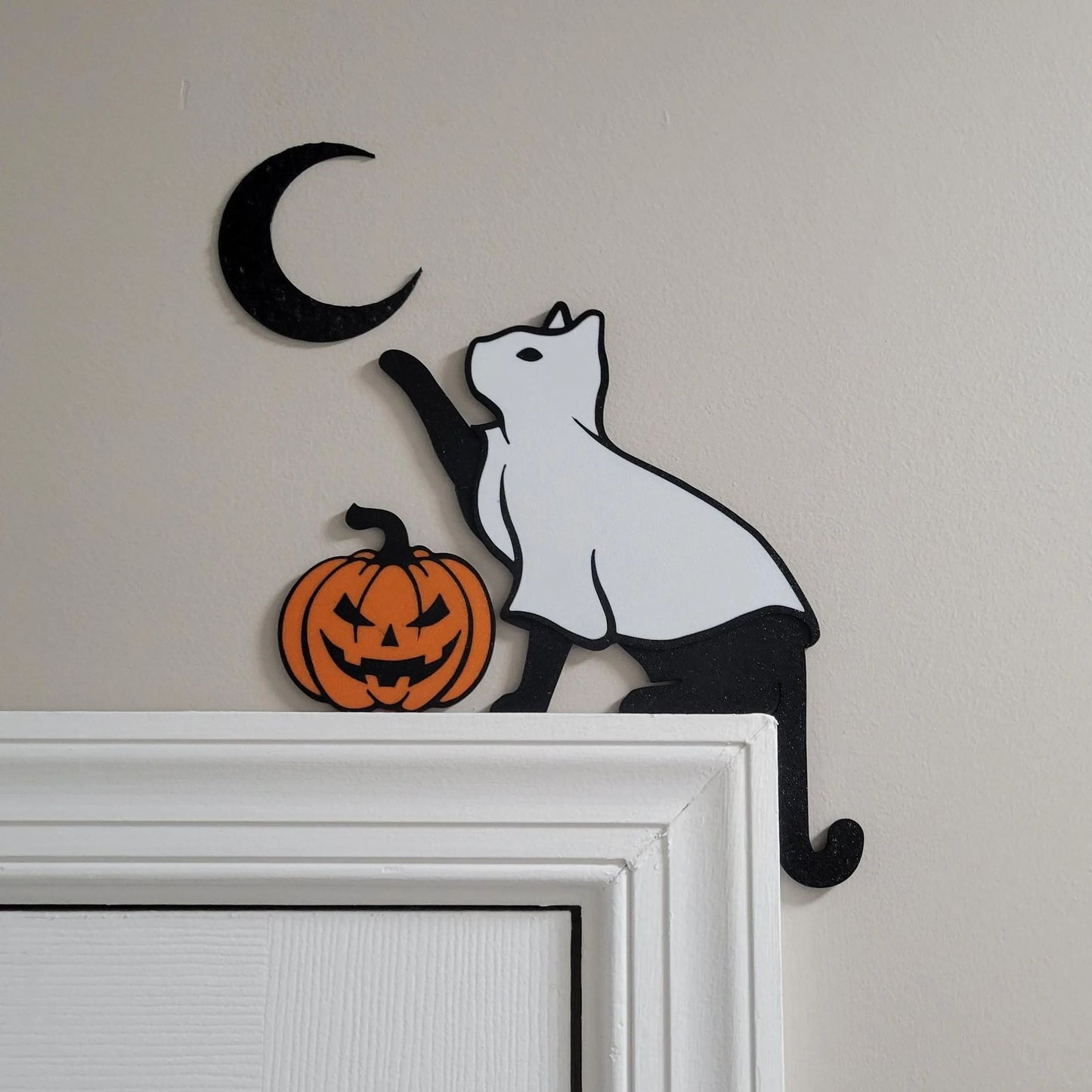 👻Ghost Cat Door Corner Topper🎃