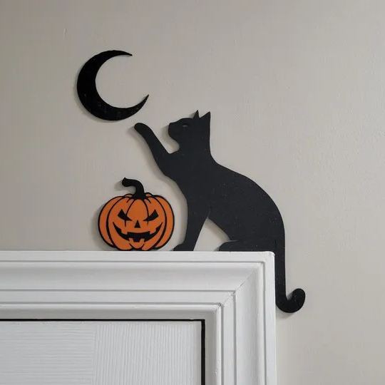 👻Ghost Cat Door Corner Topper🎃