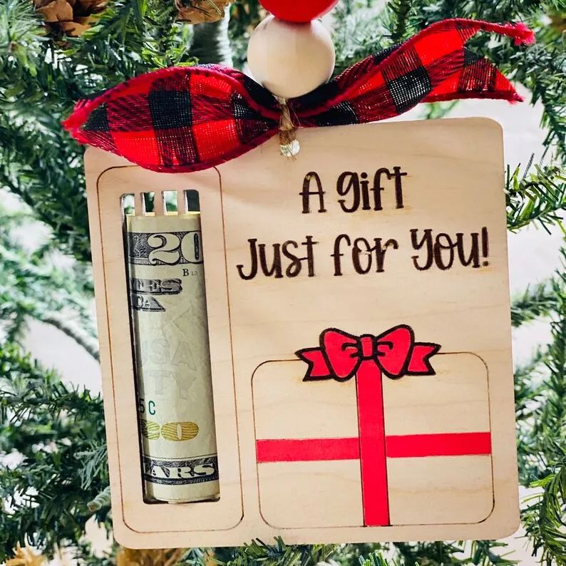 🎅Christmas Wooden Money Holder Gift
