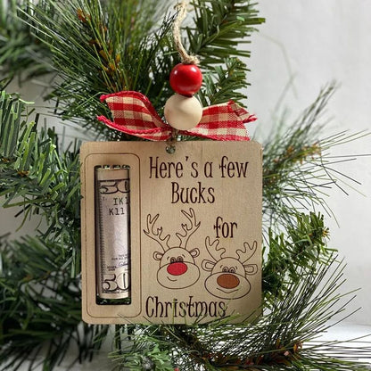 🎅Christmas Wooden Money Holder Gift