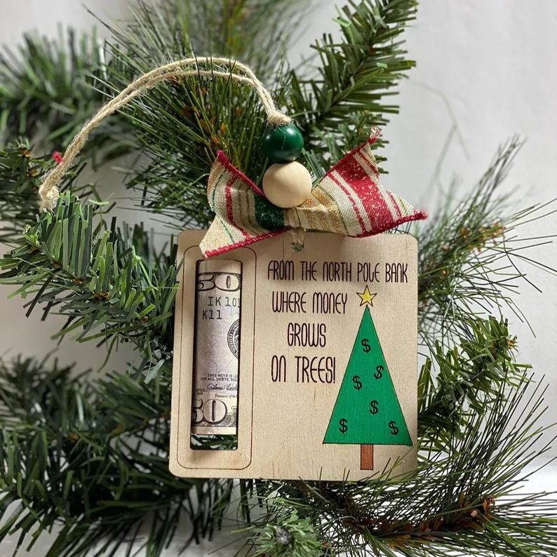 🎅Christmas Wooden Money Holder Gift