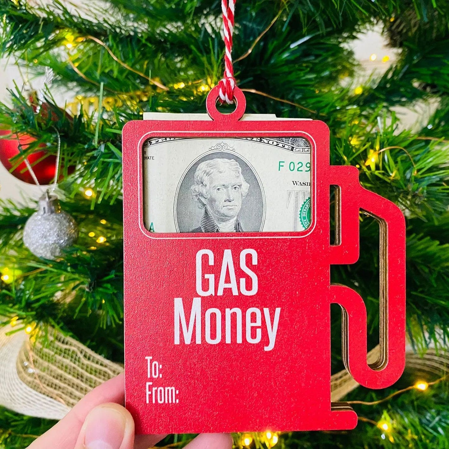 ⛽Gas Money Christmas Ornament💸