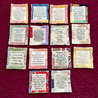 ✝️Prayer Quilt with cross inside