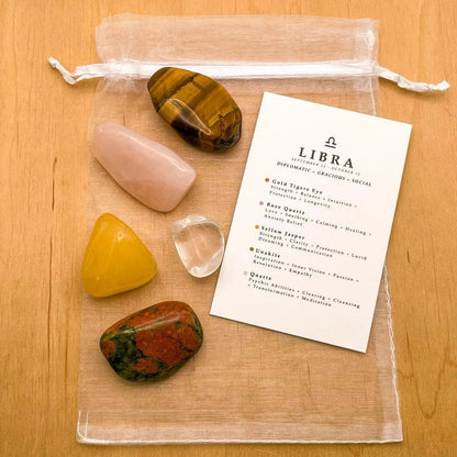 Zodiac Gemstones Astrology Set