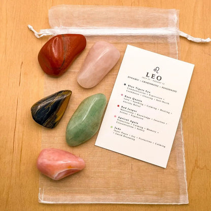 Zodiac Gemstones Astrology Set