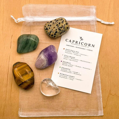 Zodiac Gemstones Astrology Set