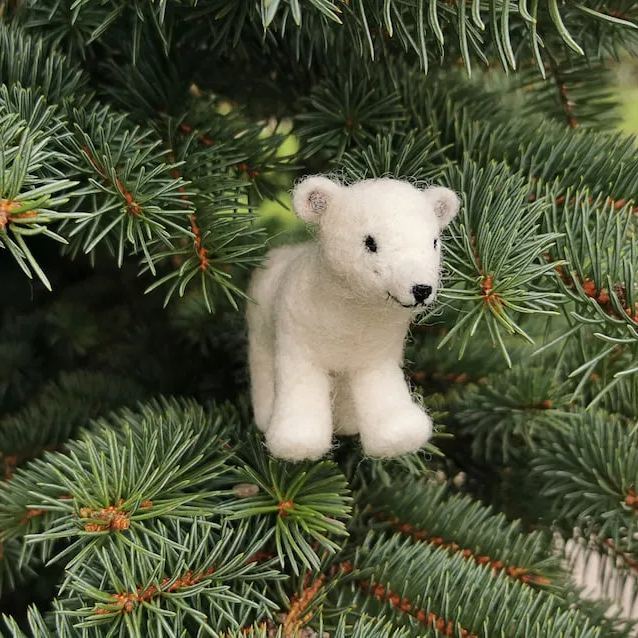 🧸Adorable Needle Felted Christmas Plush Toys🎄