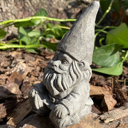 🥳Handmade Pair of Garden Gnomes Cement Statues🙌