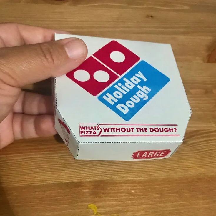 🍕🎁Mini Holiday Pizza Dough Money Holder