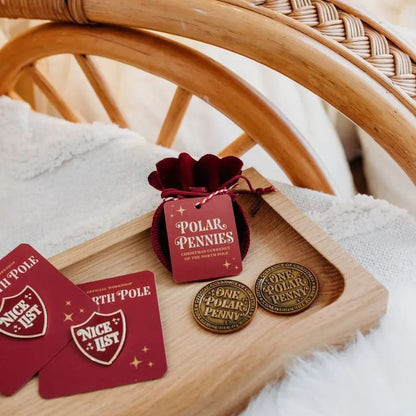 Santa Nice List Enamel Pin Badge