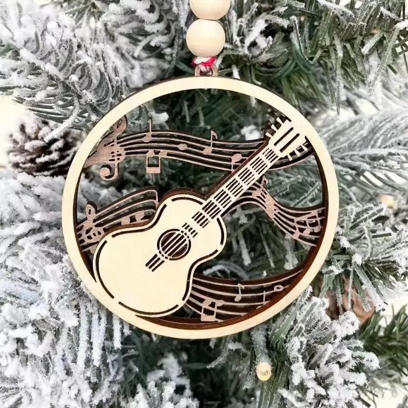 🌲2024 Christmas Gift--🎸Guitar Christmas Ornament