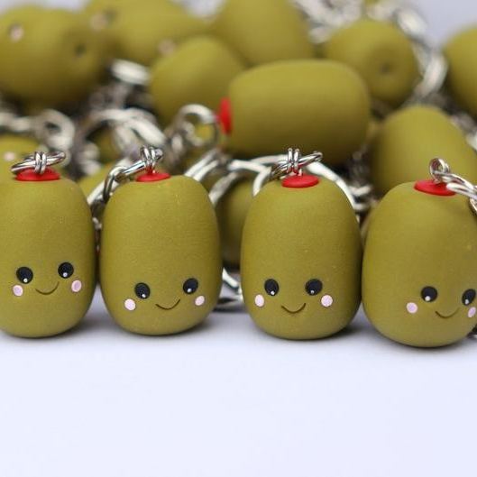 💖Early Christmas Sale💖Olive Couple Keychain