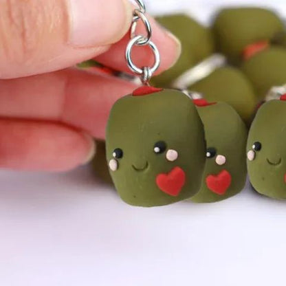 💖Early Christmas Sale💖Olive Couple Keychain