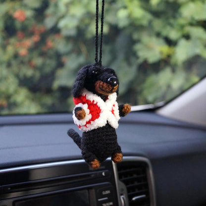 🎅Christmas Hot Sale -Daschund Car Decor