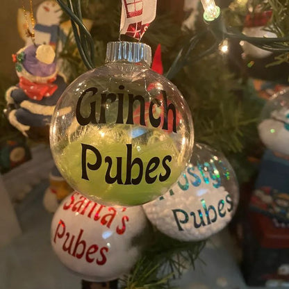 🎄 Early Christmas Sale 🎁Christmas Funny Pubes Ornament