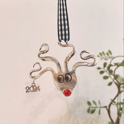 🌲2024 Christmas Gift 50% Off--Fork Reindeer Ornaments