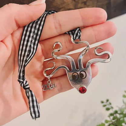 🌲2024 Christmas Gift 50% Off--Fork Reindeer Ornaments