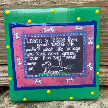 💡Inspirational Quote Funny Wall Tile