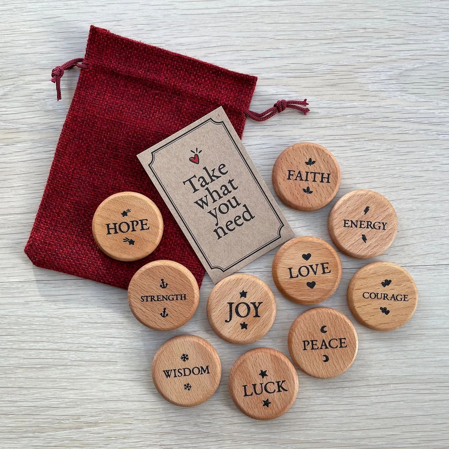 🌞Take What You Need | 10 Pocket Tokens