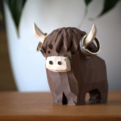 💍Highland Cow Ring Holder
