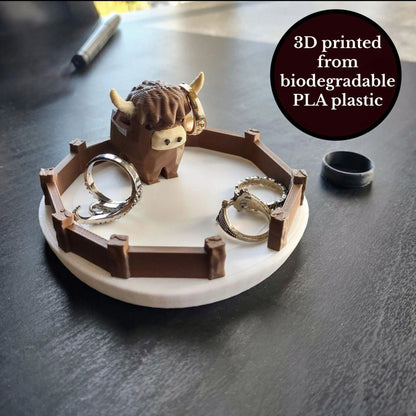 💍Highland Cow Ring Holder